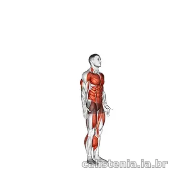 Execução do exercício Burpee