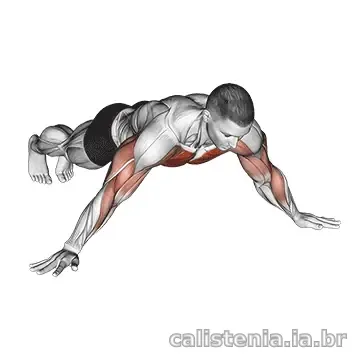 Execução do exercício Flexão archer